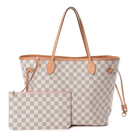 louis vuitton favourite mm damier azur|Louis Vuitton neverfull rose ballerine.